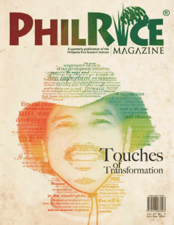 Untitled - Philippine Rice Research Institute