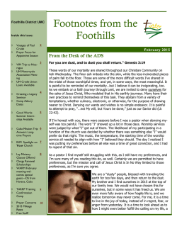 here - Foothills District