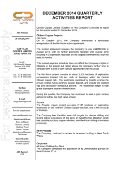 For personal use only