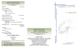 Bulletin - February 1, 2015