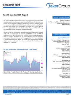 Economic Brief 01/30/15