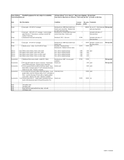 Handbell equipment for sale
