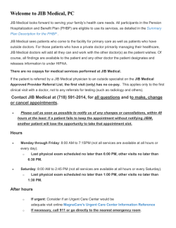 Welcome to JIB Medical, PC