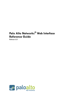 PAN-OS-6.0 Web Interface Reference Guide