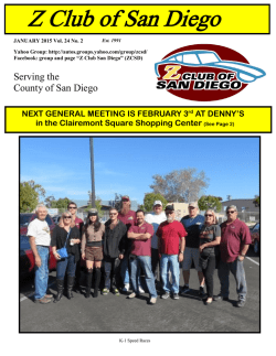February 2015 - Z Club of San Diego