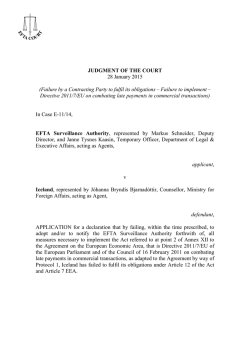 JUDGMENT OF THE COURT 28 January 2015
