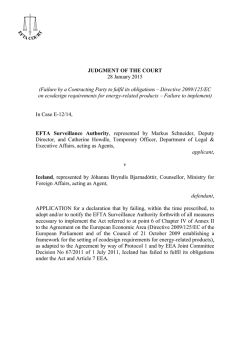 JUDGMENT OF THE COURT 28 January 2015