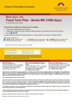 Birla Sun Life Fixed Term Plan