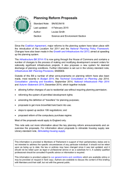 Planning Reform Proposals ( PDF, 25 pages, 518.4