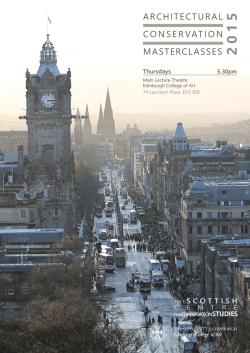 Masterclass series 2015 - ECA Sites