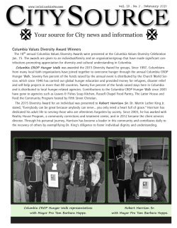 Check out the February City Source newsletter.
