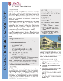 DIA GNOSTIC MEDIC A L SONO GRAPHY