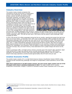 Aviation - Metro Denver Economic Development Corporation