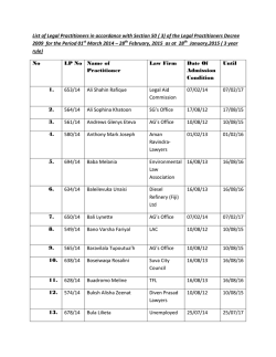 Holders of Practicing Certificates with less than 3