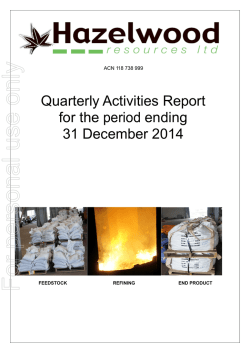 For personal use only - Australian Securities Exchange