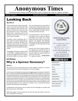 Jan. February 2015 - Orange County North