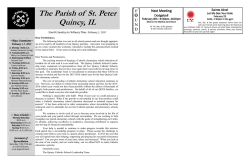 current issue - Church of St. Peter