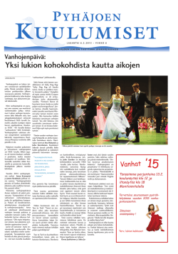 Uusin Kuulu-miset - Pyh&auml;joen Kuulumiset