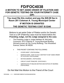 STATE OF MICHIGAN - Wayne County Circuit Court