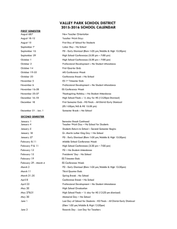 VALLEY PARK SCHOOL DISTRICT 2015