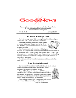 Good News Newsletter - First United Methodist Church of Ventura