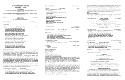 11:00 am - First Methodist