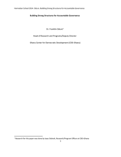 Building Strong Structures for Accountable Governance.doc