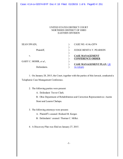 telephonic case mgmt