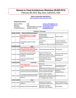 Workshop Final Program