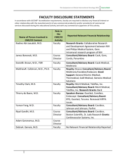 The Symposium on Clinical Interventional Oncology 2015