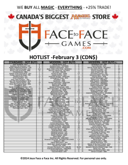 HOTLIST - MDSS : EDMONTON (CDN$)