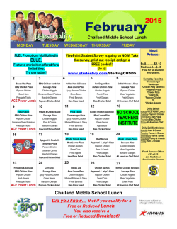 Lunch - Sterling Public Schools