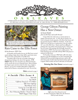 OAKLEAVES Rain Came to the Elfin Forest George Gibson Painting