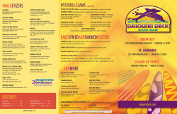 Download Our Food Menu - Daiquiri Deck Siesta Key