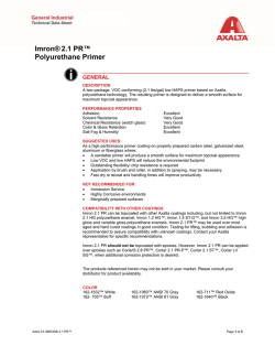 Imron&reg;2.1 PR&trade; Polyurethane Primer