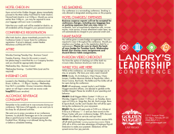 HOTEL CHECK-IN CONFERENCE REGISTRATION ATTIRE