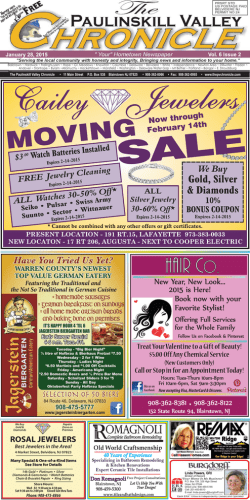 links - The Paulinskill Valley Chronicle