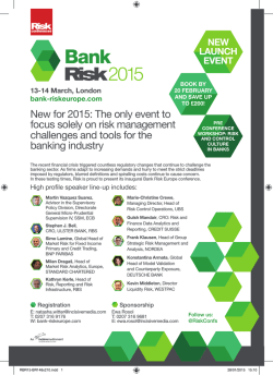 New for 2015: The only event to focus solely on