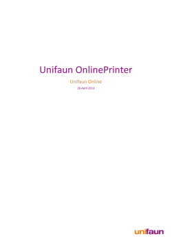 Unifaun OnlinePrinter