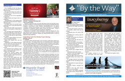 By the Way Newsletter