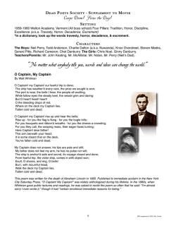 &ldquo;No matter what anybody tells you, words and ideas can change the