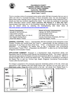 1985-00007 DOA/R-2014-00456 Boca Tower 1 and 2