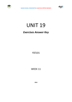 UNIT 19