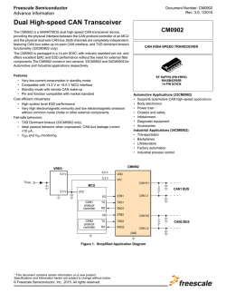 Data Sheet - Freescale Semiconductor