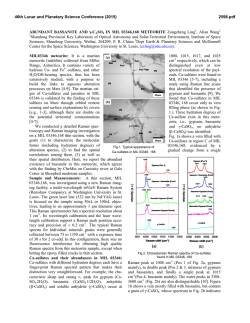 ABUNDANT BASSANITE AND r