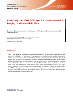 Chemically modified STM tips for atomic-resolution