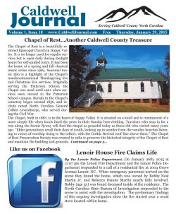 Ad - Caldwell Journal