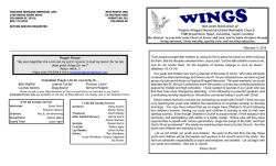 Prayer Power Bob Shaffer Joanne Carter LENTEN CALENDAR M