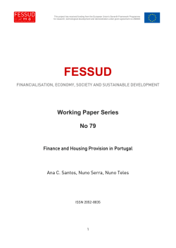 Working Paper Series No 79