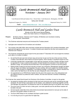 Castle Bromwich Hall and Garden Trust